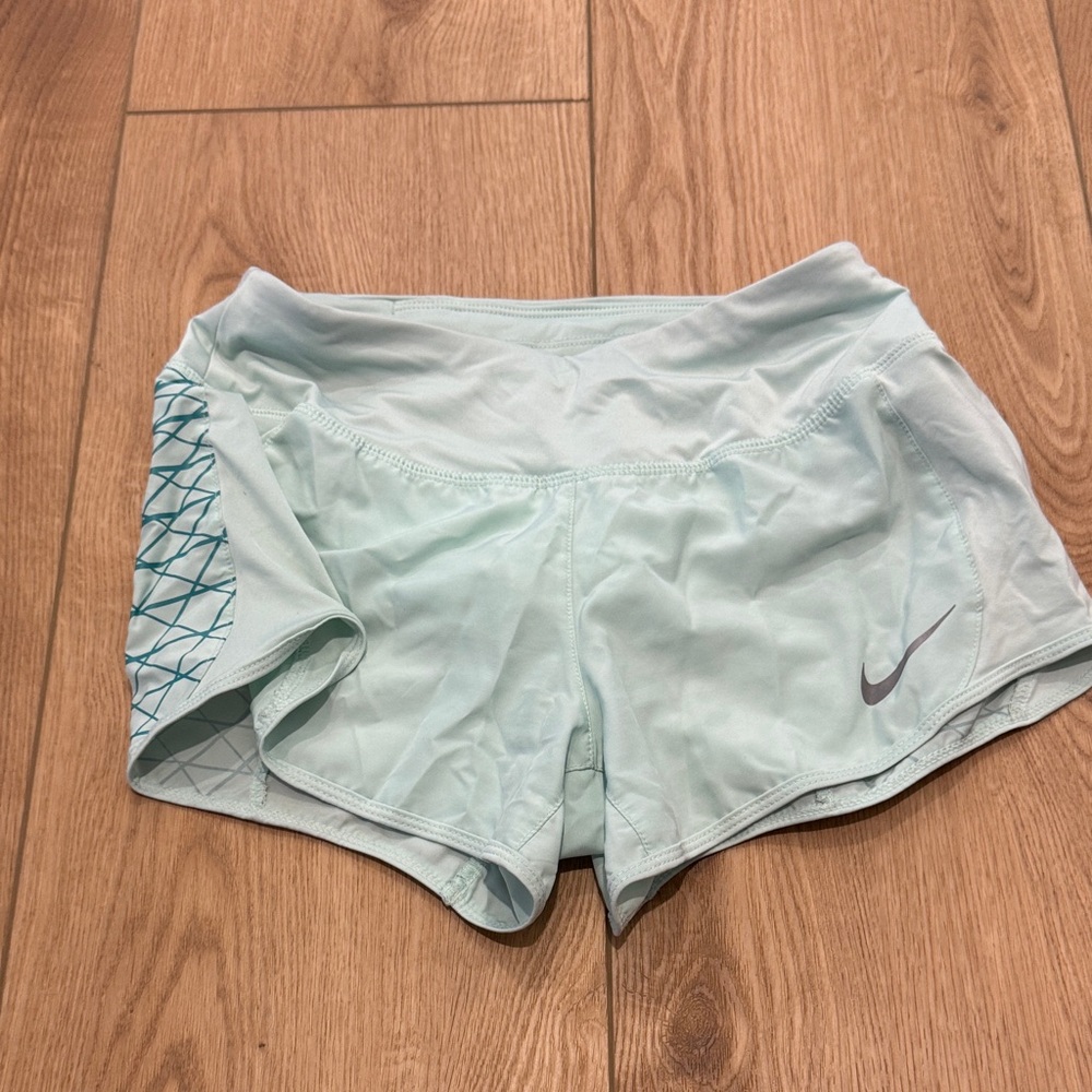 Nike Women's Mint Green Athletic Shorts